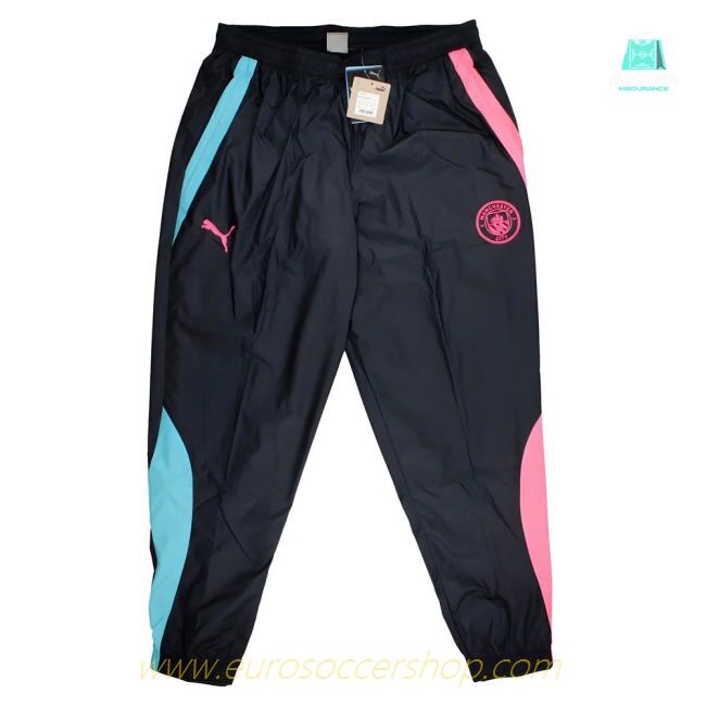 2023-2024 Man City Pre-Match Woven Pant (Dark Navy)