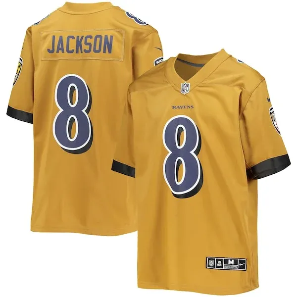 Baltimore Ravens Game Football Jersey - Gold L | authentic jersey
