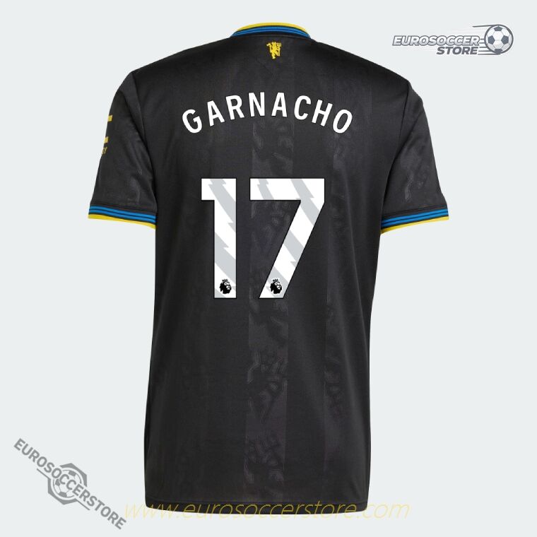 Manchester United 25-26 Season Third Jersey with GARNACHO 17 Printing