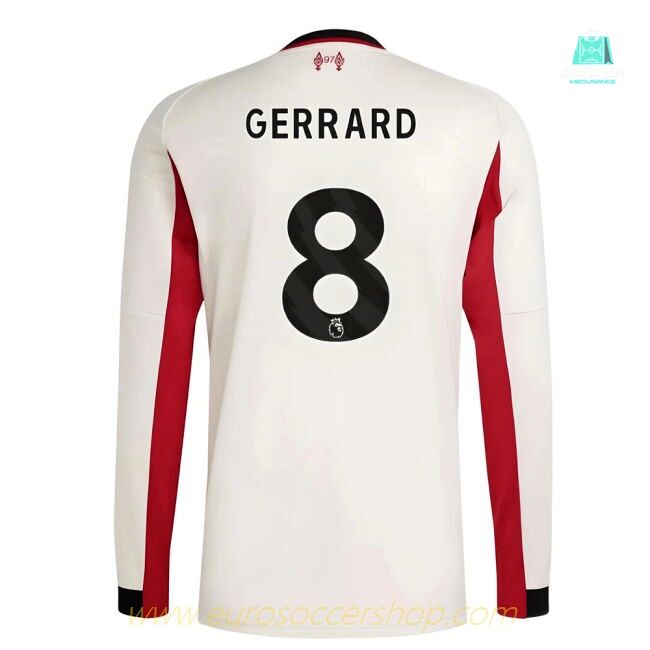 2025-2026 Liverpool Long Sleeve Away Shirt (Gerrard 8)
