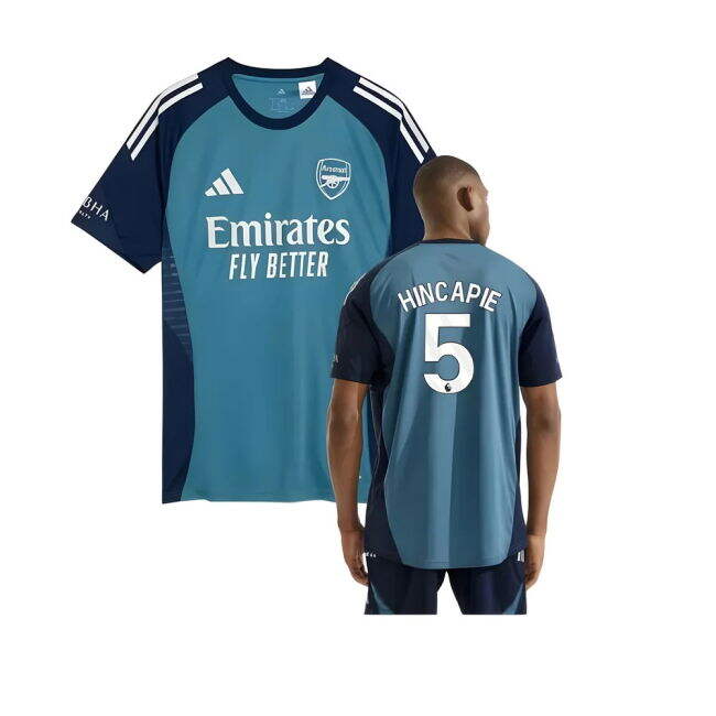 2025-2026 Arsenal Training Shirt (Blanch Blue) (Hincapie 5) - game day
