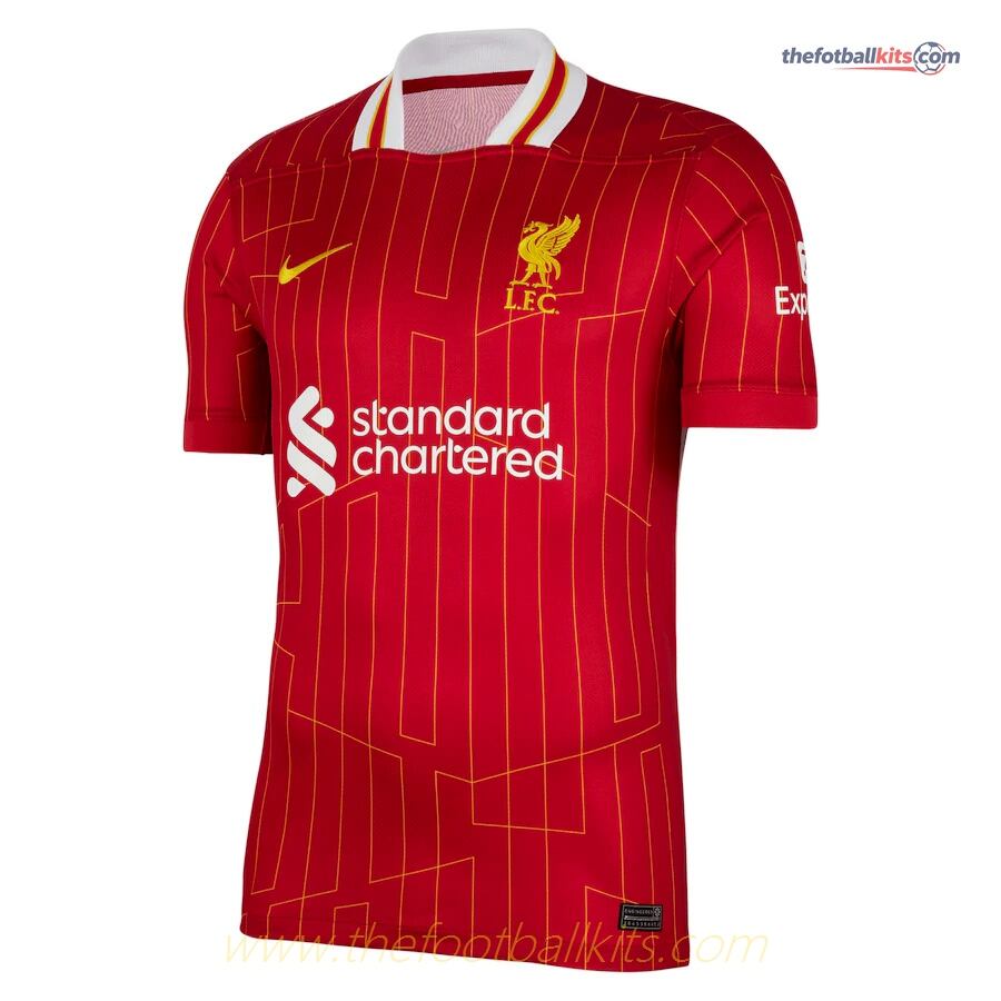 Authentic Liverpool Home Football Jersey 2024-2025 Collection
