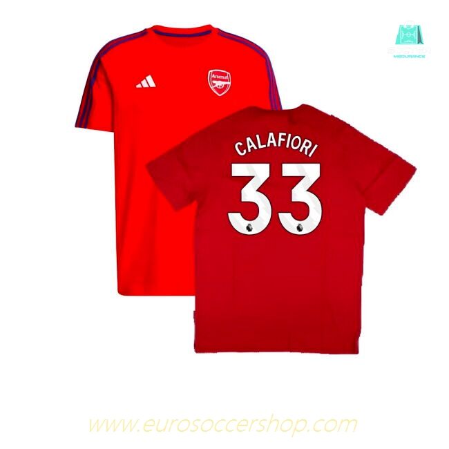 2024-2025 Arsenal DNA Tee (Red) (Calafiori 33)