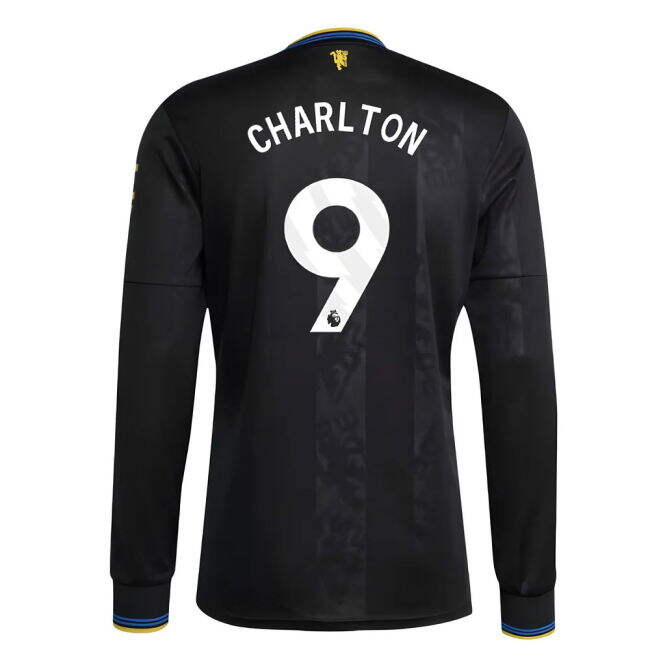 Man Utd 2025-20 Third Football Kit Charlton Name & Number L M S