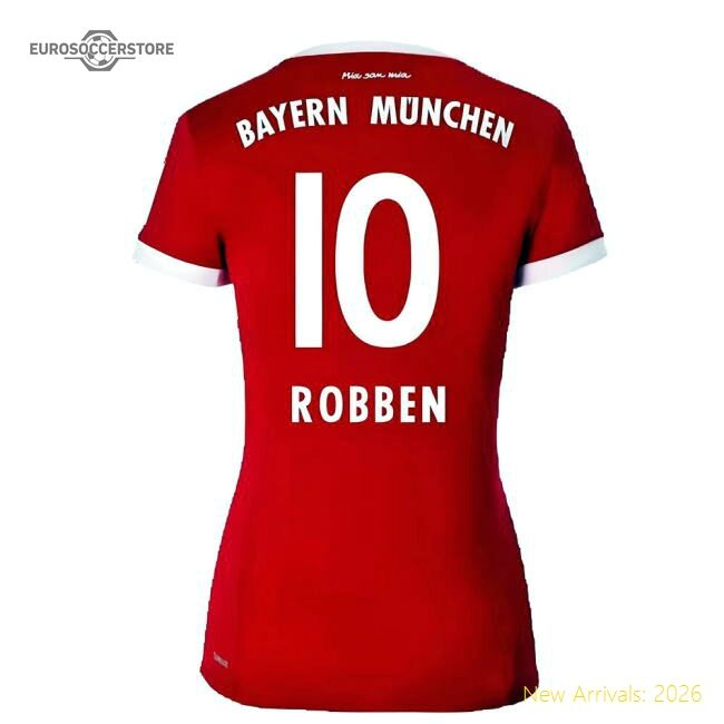 Official Bayern Munich 2017-18 Womens Home Shirt (Xl) ((Excellent) Xl) (Robben