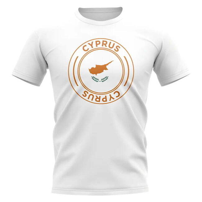 Cyprus Football Badge T-Shirt (White)