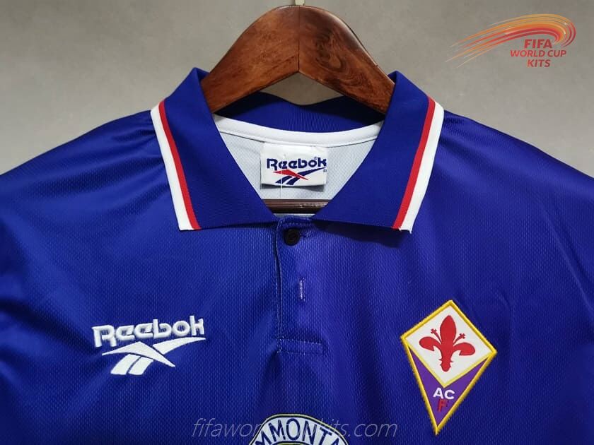 Fiorentina 95-96 season Traditional Soccer Kit