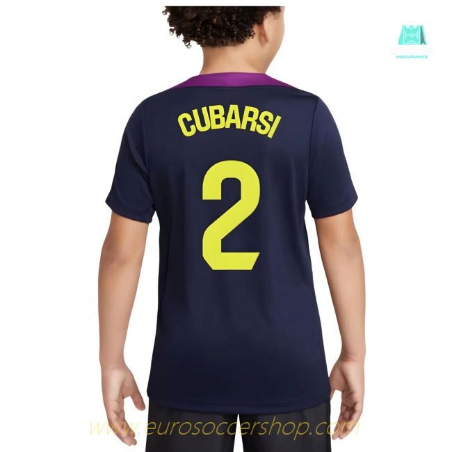 2025-2026 Barcelona Strike Training Shirt (Purple) - Kids (Cubarsi 2)
