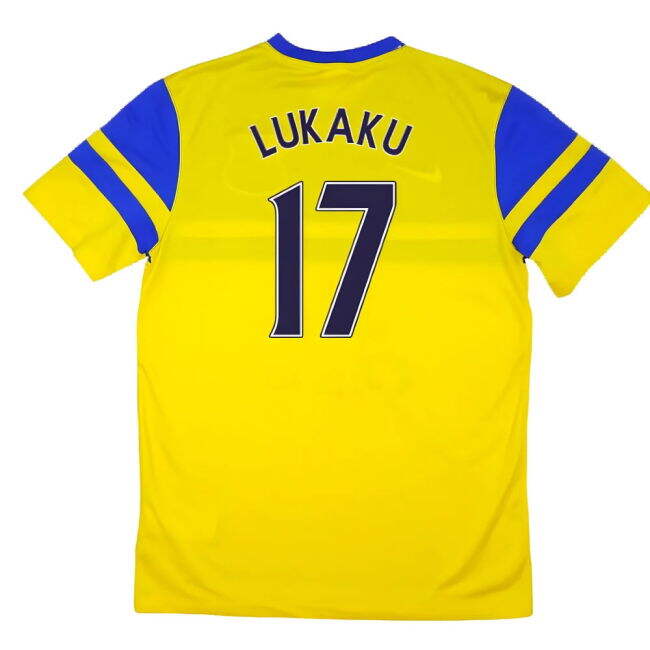 Everton 2013-14 Away Shirt (S) ((Excellent) S) (Lukaku 17)