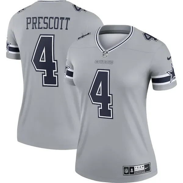 Top-Grade DAL Cowboys  Jersey - Gray | NFL Fan Apparel | NFL Football
