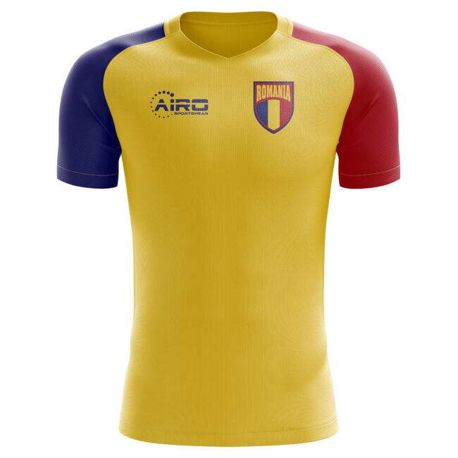 Match Replica Romania Home Replica Jersey (Adults)