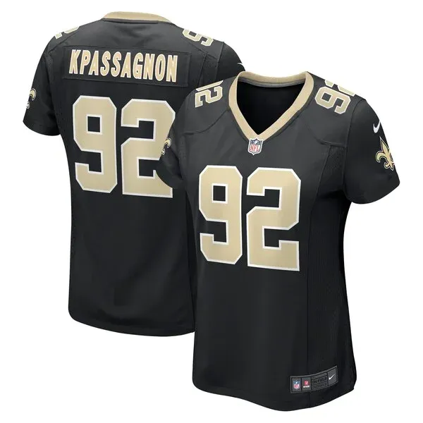 Performance New Orleans Saints Game Jersey - Premium Black NFL Fan ...