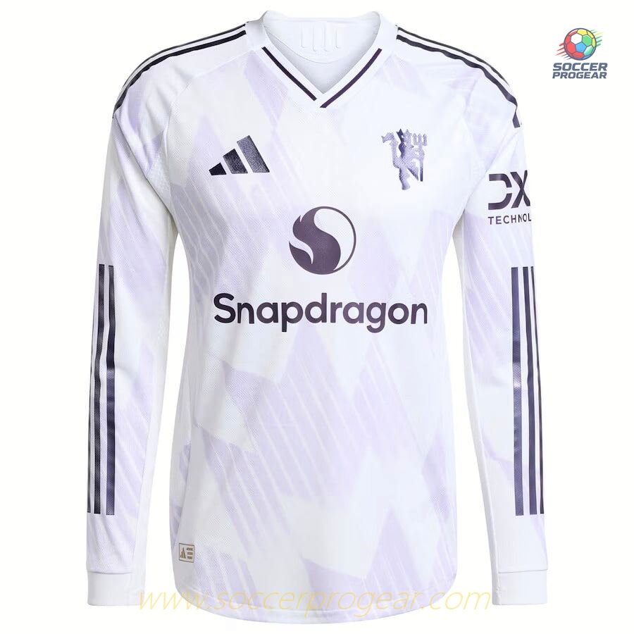 Manchester United Away Football Team Jersey 2025-2026 Season LS Edition