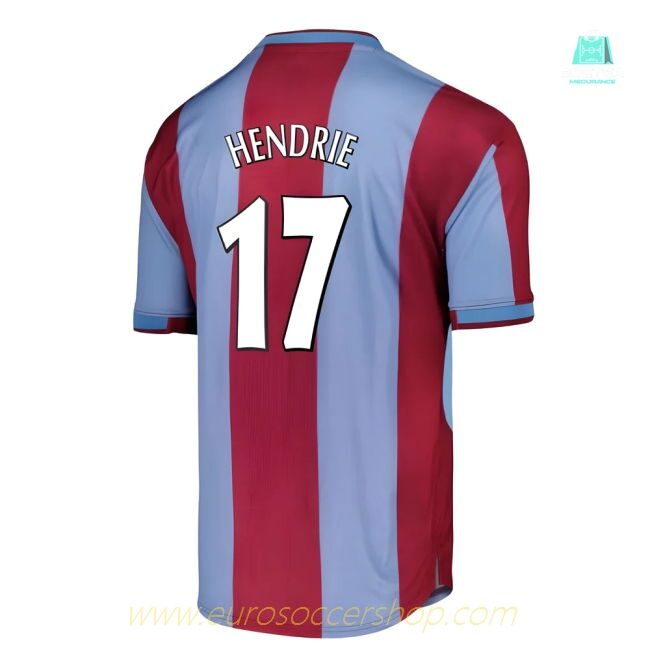 Aston Villa 2000 Home Retro Shirt (Hendrie 17)