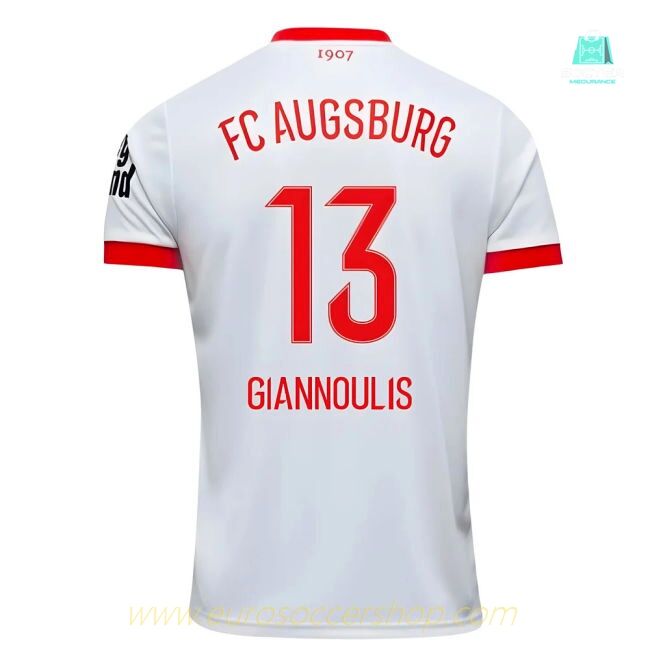 2025-2026 FC Augsburg Home Shirt (Giannoulis 13)