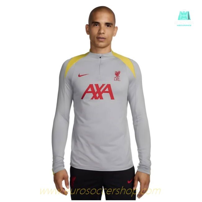 2024-2025 Liverpool Strike Drill Top (Light Grey)