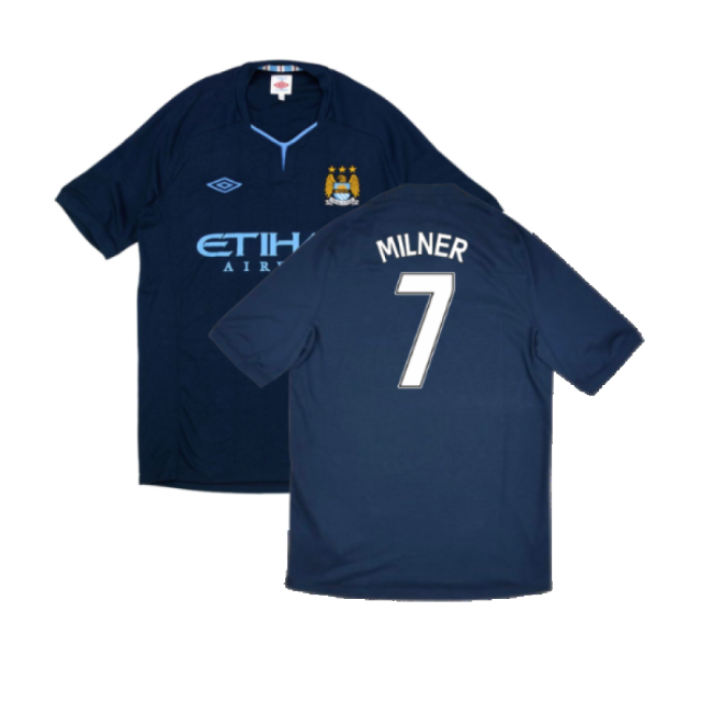 Women's Manchester City 2010-11 Away Shirt ((Very Good) XL) (Milner 7)