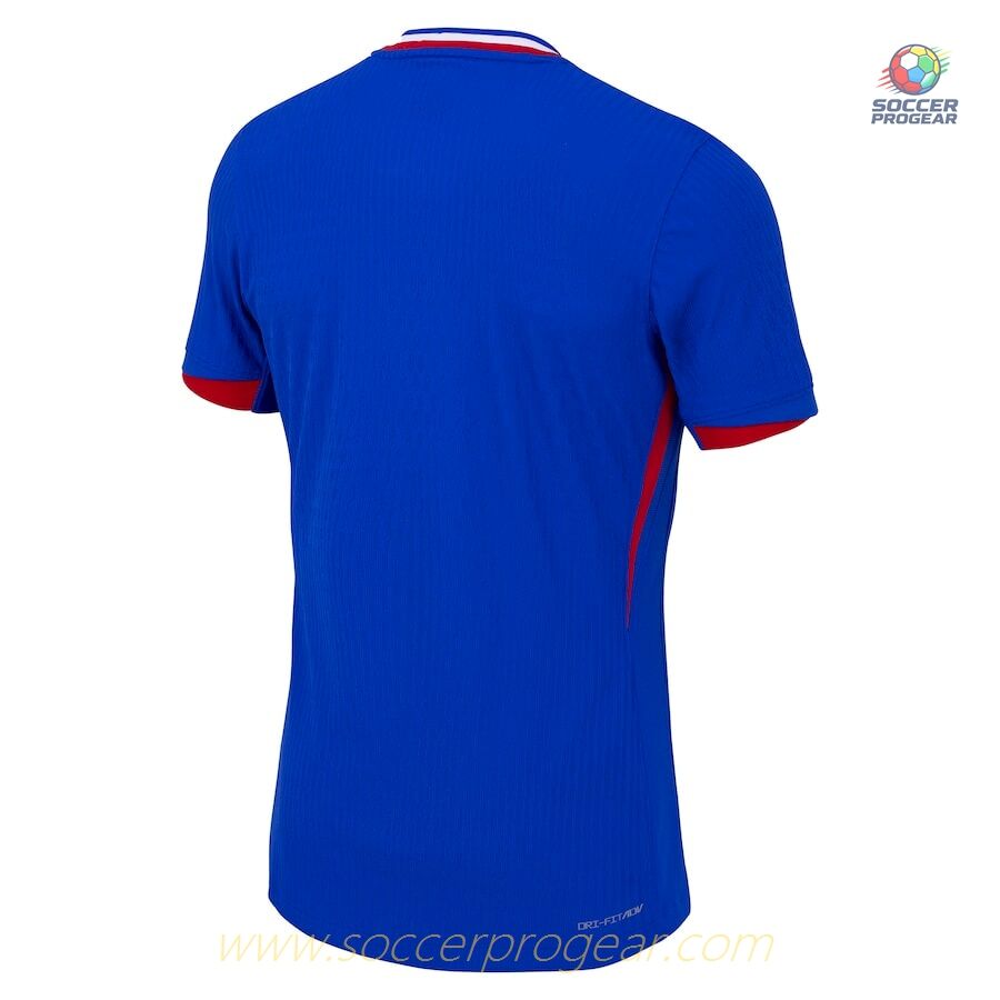 France Team Home Match Soccer Shirt 2024-25 Edition