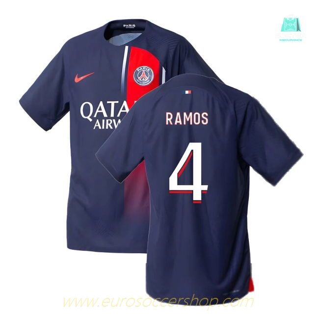 2023-2024 PSG Home Match Authentic Shirt (Sergio Ramos 4)