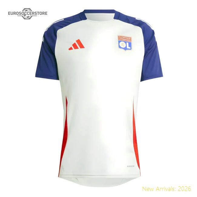 Popular 2024-2025 Olympique Lyon Training Jersey (White Tint)