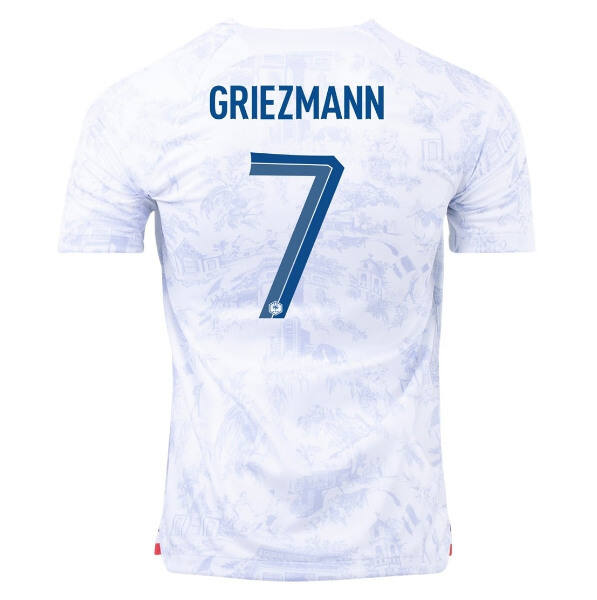 World Cup 2022 France Away GRIEZMANN Soccer Jersey Football Shirt -