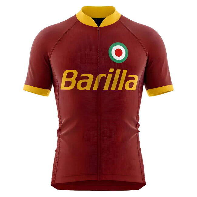 Kit Roma 1991 Concept Cycling Jersey Professional Football