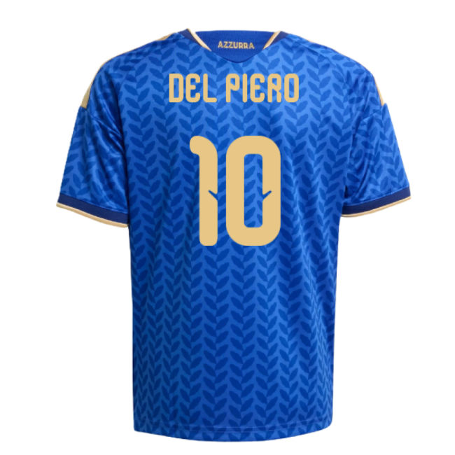 Del Piero 10 Italy Football Team Sleek Home Game Jersey