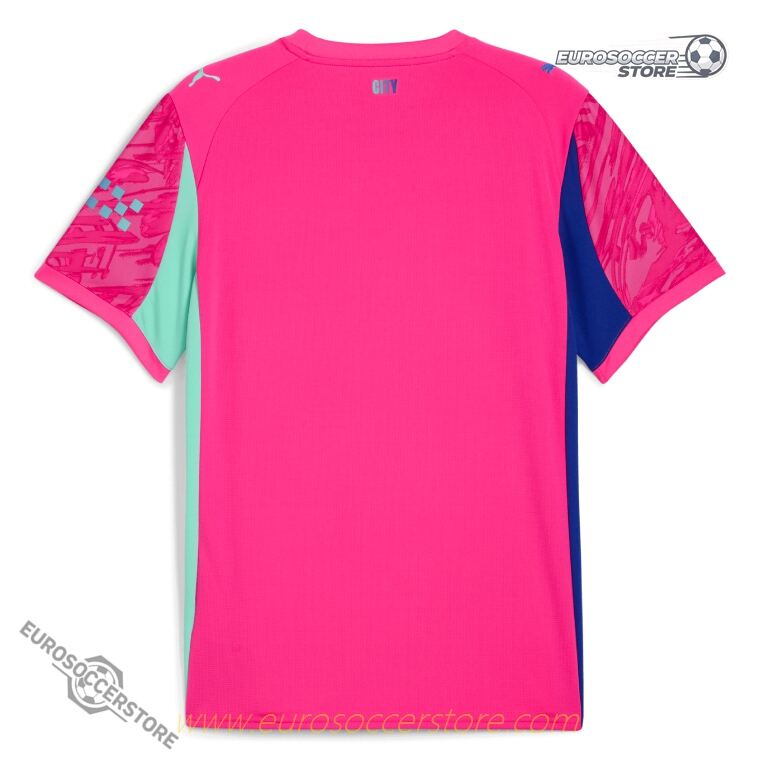 Manchester City's Pink Goalkeeper Jersey for the 25-26 season