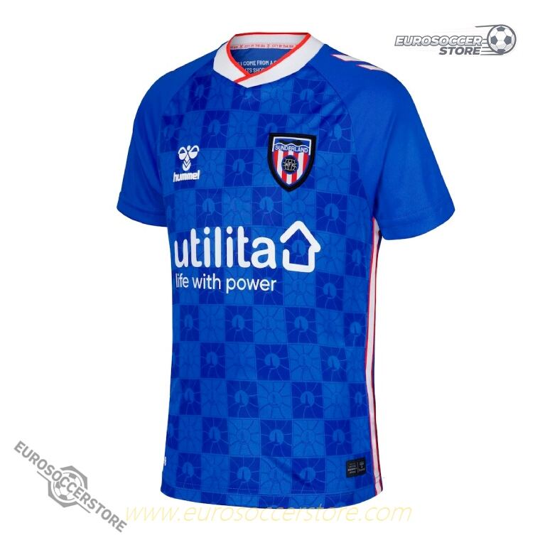 Sunderland's 25-26 Season Away Jersey with the Name MUNDLE and Number 14