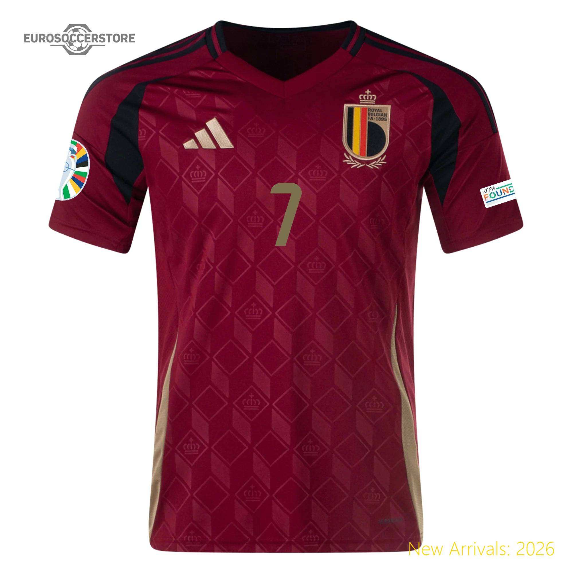 Officially Licensed Trendy Men Bel Team Home Durable Jersey 2024