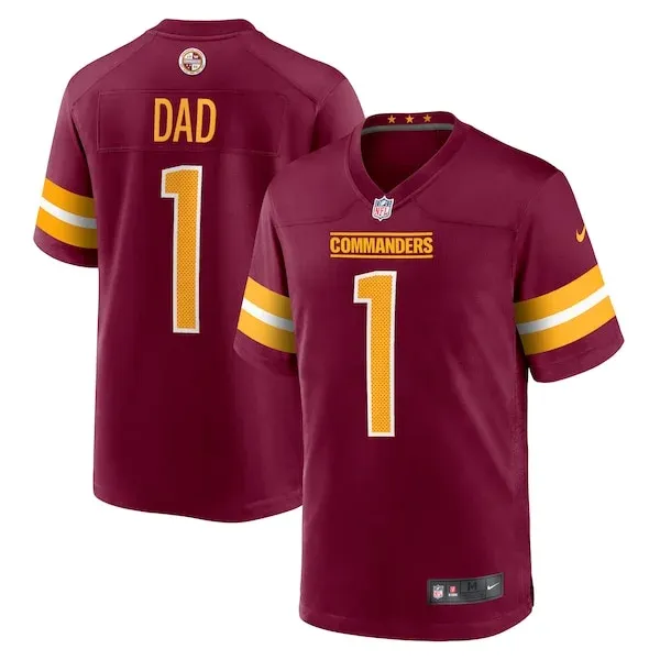 None Game Football Jersey - Burgundy  | team jersey | NFL Football