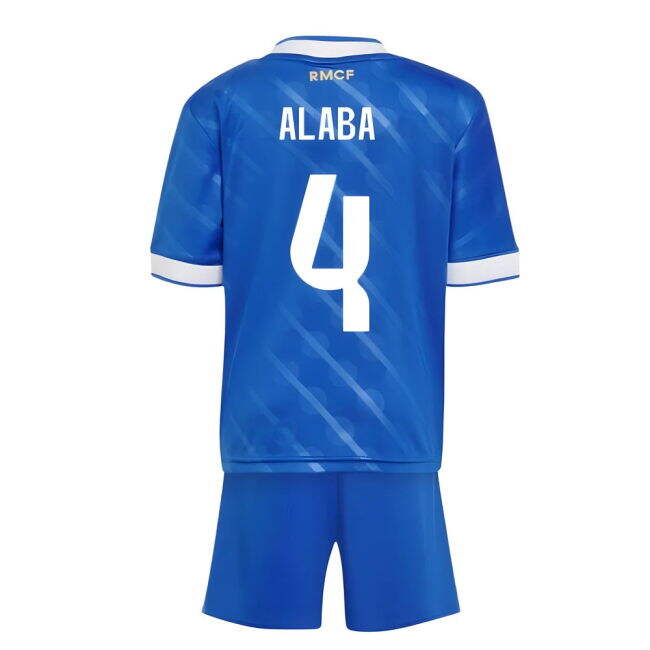 2025-2026 Real Madrid Third Durable Football Shirt - Youth (Alaba 4)