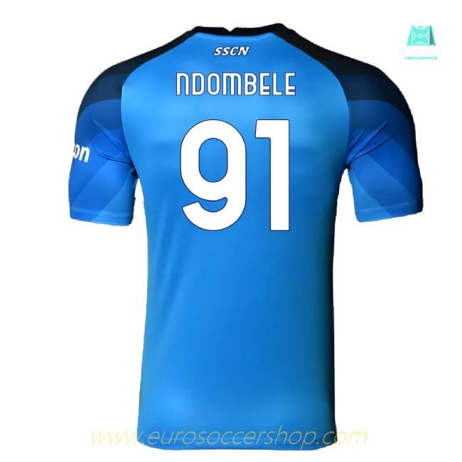 Napoli 2022-23 Player Issue Home Shirt (3XL) (Ndombele 91) (Excellent)