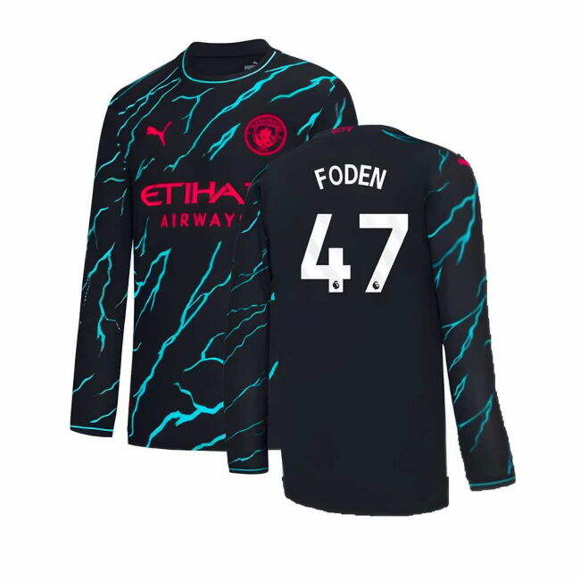 Man City 2023-20 Third Jersey FODEN #47 L M S