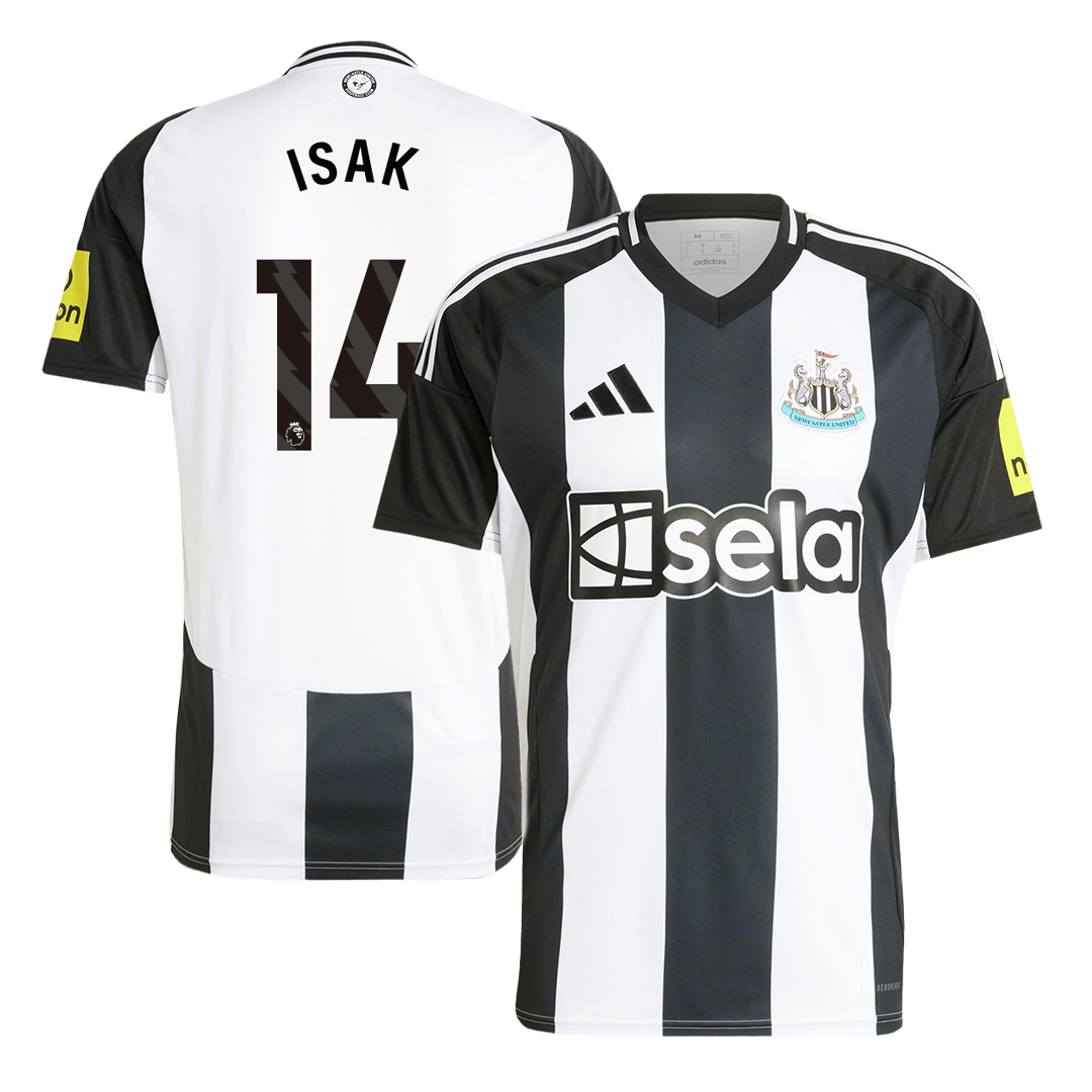 ISAK #14 Newcastle United Home  Soccer Jersey 2024/25 Authentic Kit