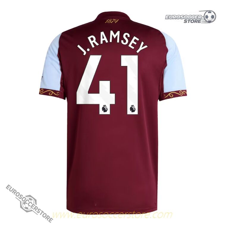 Aston Villa 25-26 Home Jersey J. RAMSEY #41