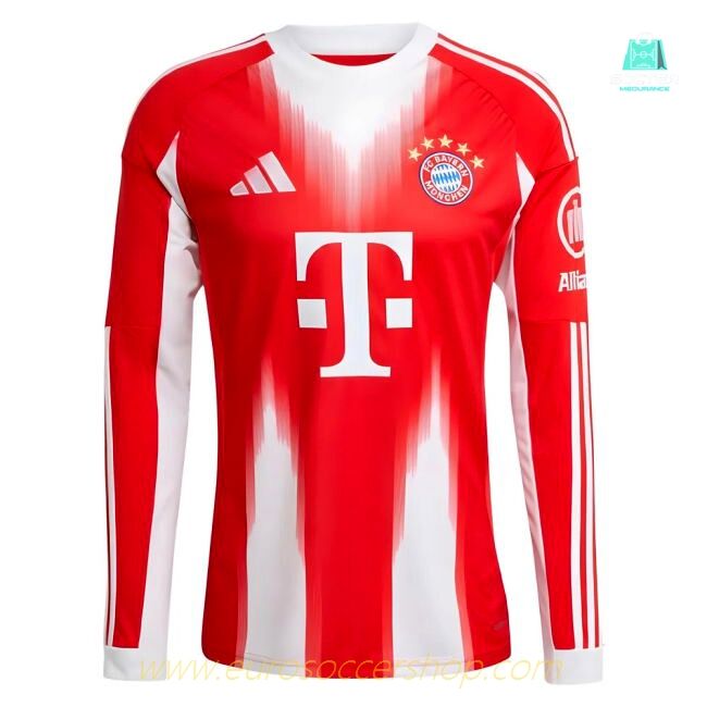 2025-2026 Bayern Munich Long Sleeve Home Shirt