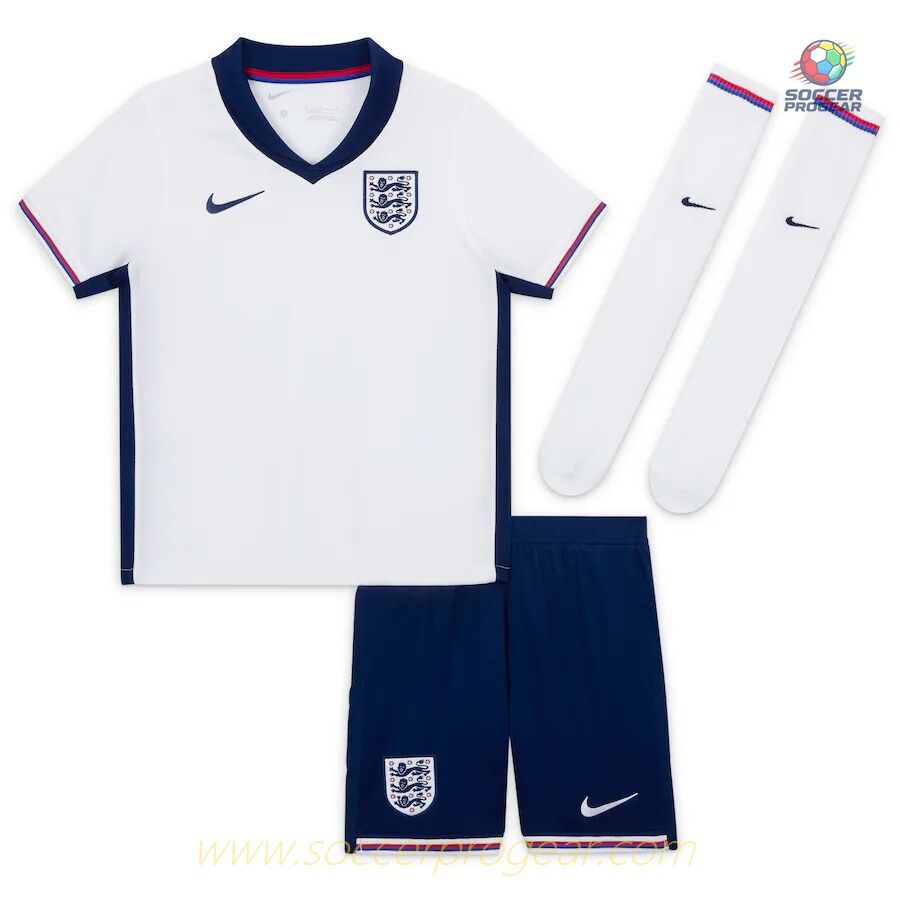 England Home Football Jersey Kids Football Jersey 2024-2025 Season