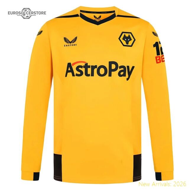 Superior 2022-2023 Wolves Long Sleeve Home Shirt - Collectors Item