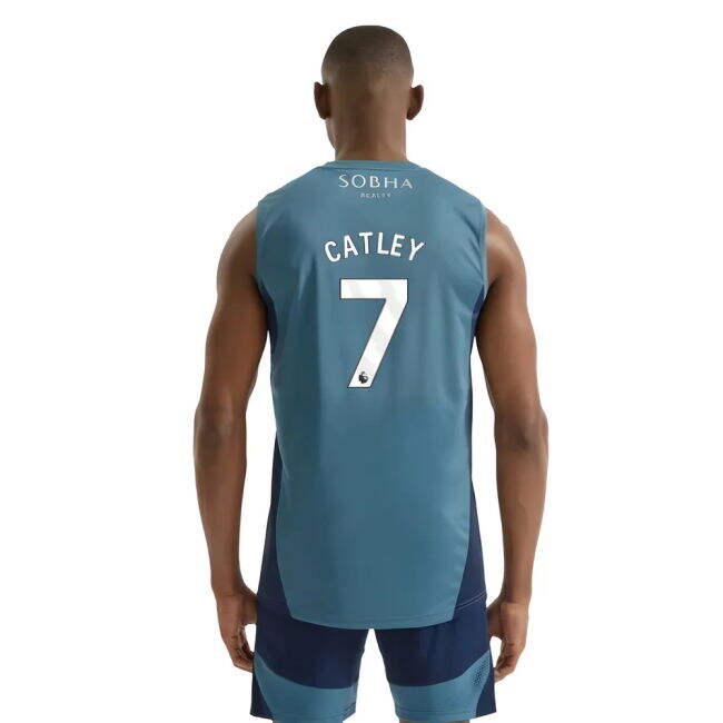 2025-2026 Arsenal Sleeveless Jersey (Blanch Blue) (Catley 7)
