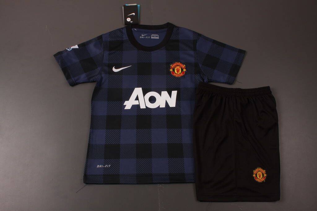 Durable Man Utd Kids Manchester United 1314 Away Jersey KitShirtshorts