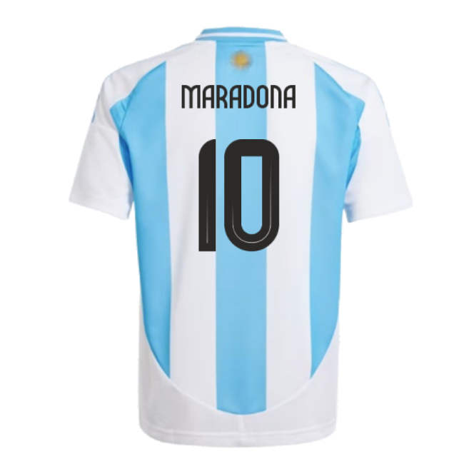 Kids MARADONA 10 Argentina Senior Team Top Tier Home Pro Level Shirt