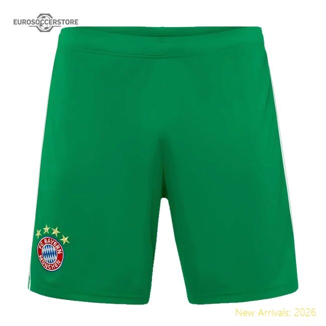 2019-2020 Bayern Munich Adidas Home Goalkeeper Shorts (green) - Kids