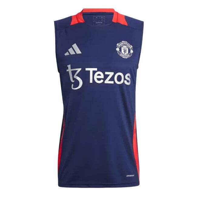 Man Utd Sleeveless Jersey official style Shirt 2024-2025 (Unisex