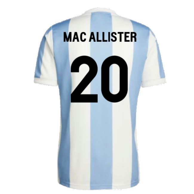 MAC ALLISTER 20 Game Replica Argentina Home Supporter Kit (Adults) (2)