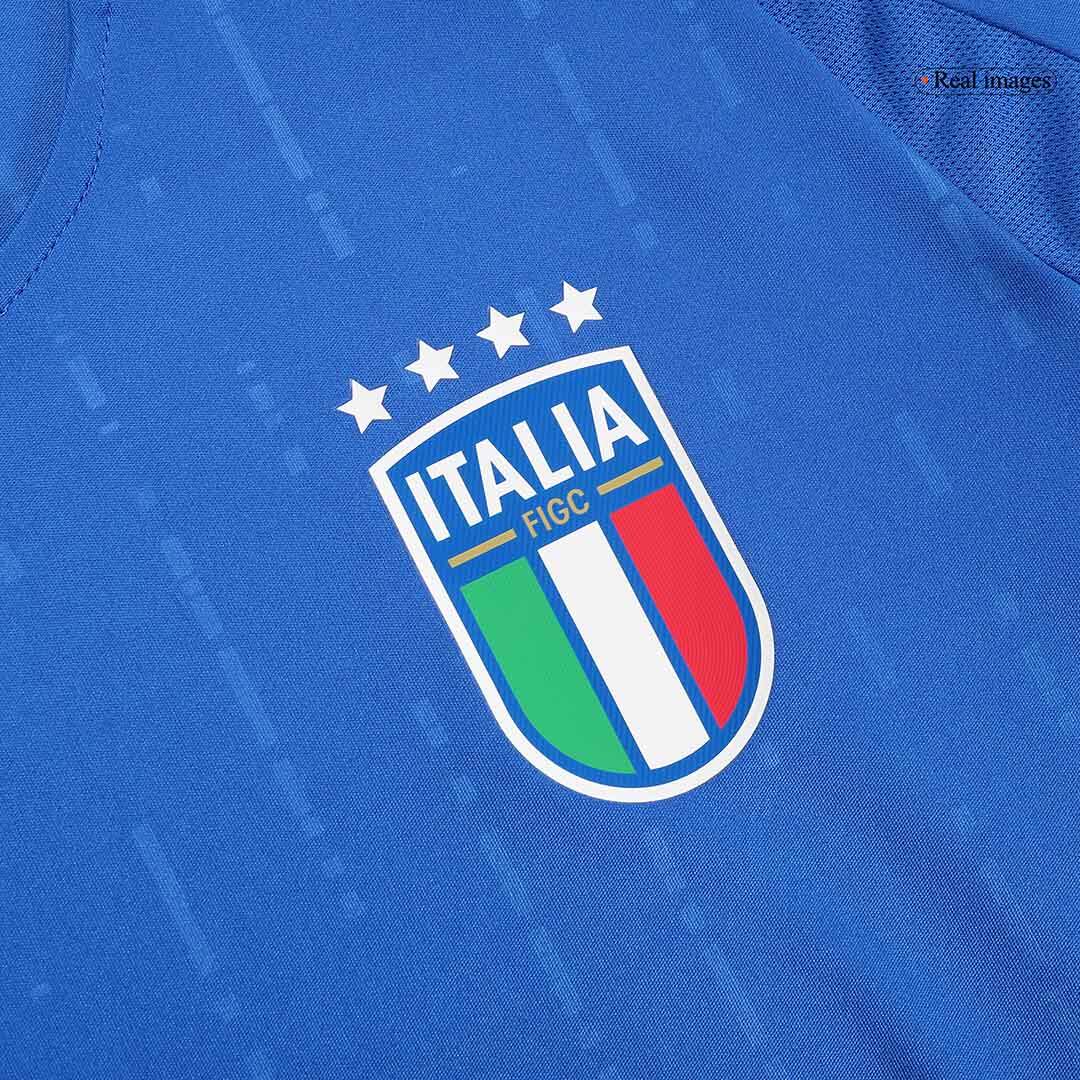 Player Version CHIESA #14 Italy Home Soccer Jersey Euro 2024Authentic