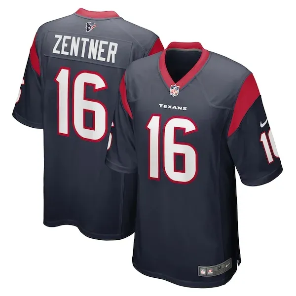 None Ty Zentner Game Jersey - Navy | NFL Player Jersey | NFL Football