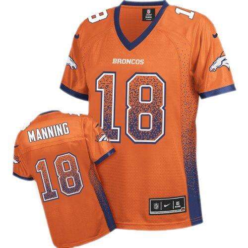 None #None Orange Drift Fashion NFL Elite Jersey collectible