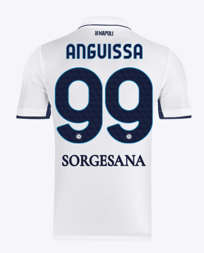 Napoli 24-25 Season Away Version 99 Anguissa Football Jersey