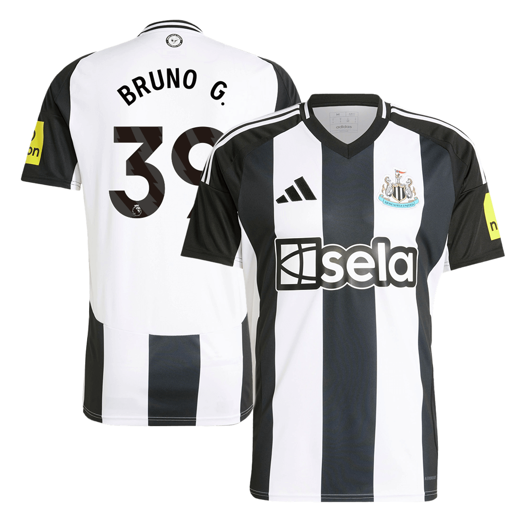 BRUNO G. #39 Newcastle United Home Soccer Jersey 2024/25Authentic Kit